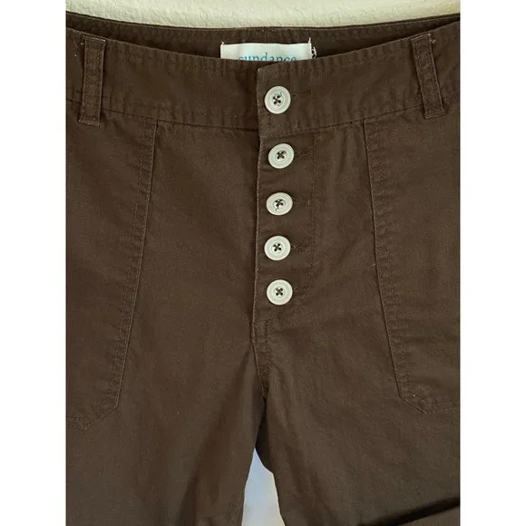 Sundance Size 6 Brown Everyday Explorer Shorts Cotton Stretch 31x 8.5"/6"cuff - Picture 11 of 16